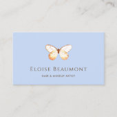 Elegant Boho Butterfly Natuur Visitekaartje (Voorkant)