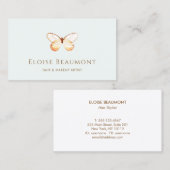 Elegant Boho Butterfly Natuur Visitekaartje (Voorkant / Achterkant)