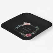 Elegant Boho cadeaudoos Papieren Bordje (Gebogen)