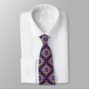 Elegant Boho Chic Floral Pattern Stropdas