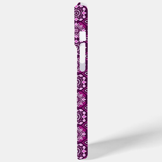 Elegant Boho Chic geometrisch bloemenpatroon Case-Mate iPhone Case (Achterkant / Links)