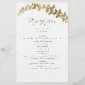 Elegant Boho Chic Gold Butterflies Simple Wedflies (Voorkant)