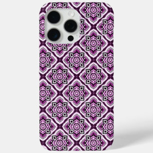 Elegant Boho Chic Mandala Bloemenpatroon iPhone 15 Pro Max Hoesje