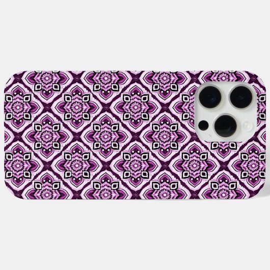 Elegant Boho Chic Mandala Bloemenpatroon Case-Mate iPhone Case (Achterkant (horizontaal))