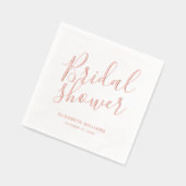 Elegant Boho Chic Vrijgezellenfeest Party Folie Servetten (Links)