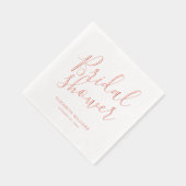 Elegant Boho Chic Vrijgezellenfeest Party Folie Servetten (Rechts)