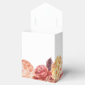 Elegant Boho Chic Waterverf Floral Vrijgezellenfee Bedankdoosjes (Geopend)