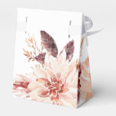 Elegant Boho Chic Waterverf Floral Vrijgezellenfee Bedankdoosjes (Achterkant)