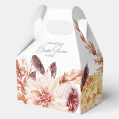 Elegant Boho Chic Waterverf Floral Vrijgezellenfee Bedankdoosjes (Voorkant)