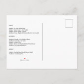 Elegant Boho Floral Bachelorette Weekend Uitnodiging Briefkaart (Achterkant)