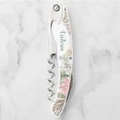 Elegant Boho Floral Bridesmaid Favor Kurkentrekker (Voorkant)