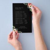 Elegant Boho Floral Business Service/Pricing Flyer (Hand)