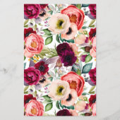 Elegant Boho Floral Business Service/Pricing Flyer (Achterkant)