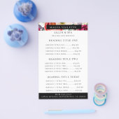 Elegant Boho Floral Business Service/Pricing Flyer (Enkel)