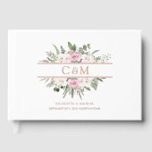 Elegant Boho Floral Gastenboek (Voorkant)