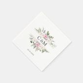 Elegant Boho Floral Servet (Hoek)