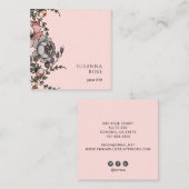 Elegant Boho Floral Visitekaartje (Voorkant / Achterkant)