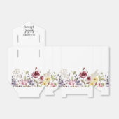 Elegant Boho Floral Vrijgezellenfeest Bedankdoosjes (Uitgevouwen)