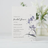 Elegant Boho Floral Vrijgezellenfeest Kaart (Staand voorkant)