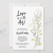 Elegant Boho Floral Vrijgezellenfeest Kaart (Voorkant)