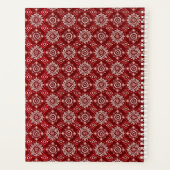 Elegant  Boho geometrisch bloemenpatroon Planner (Achterkant)