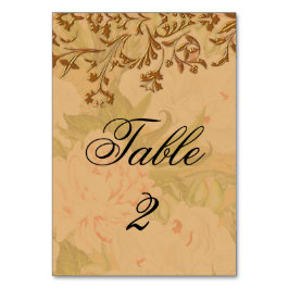 Elegant Boho Gold Scroll en Faded Peonies Kaart