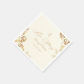 Elegant Boho | Gouden herfstbruiloft Servet (Hoek)