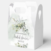 Elegant boho groen eucalyptus goud Vrijgezellenfee Bedankdoosjes (Geopend)