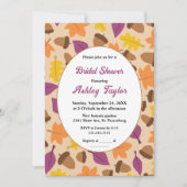 Elegant Boho Herfst Herfst Bloemen Vrijgezellenfee Kaart (Voorkant)