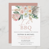 Elegant Boho I do BBQ Engagement Party Kaart (Voorkant / Achterkant)