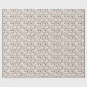 Elegant Boho Kaketoe Bloemen Inpakpapier (Vlak)