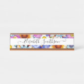 Elegant Boho Liberty Custom Professional Floral Bureau Naambordje (Voorkant)