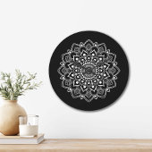 Elegant Boho Mandala  Grote Klok