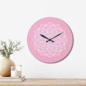 Elegant Boho Mandala  Grote Klok