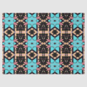 Elegant Boho Mystical Mosaic Geometric Patroon Tissuepapier (Voorkant)