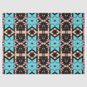 Elegant Boho Mystical Mosaic Geometric Patroon Tissuepapier