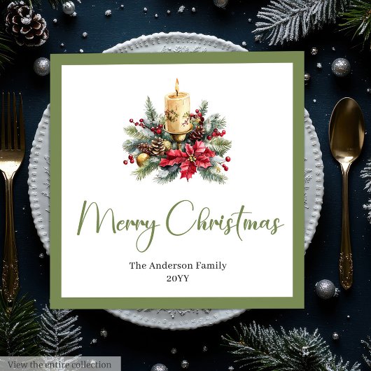 Elegant Boho Neutral Colors Christmas Wreath  Servet