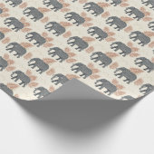 Elegant Boho Olifant Inpakpapier (Hoek)