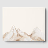 Elegant Boho Pampas Grass Modern Wedding Gastenboek (Achterkant)