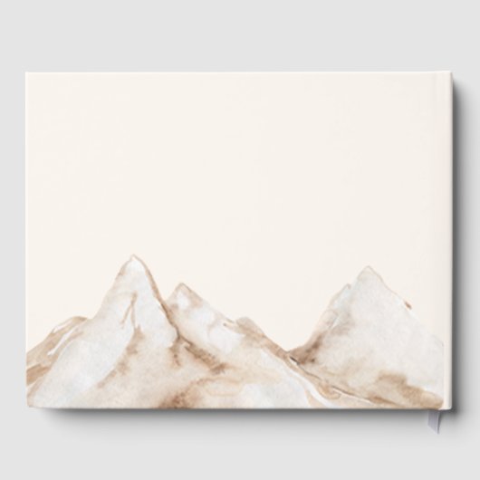 Elegant Boho Pampas Grass Modern Wedding Gastenboek (Achterkant)