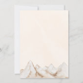 Elegant Boho Pampas Grass Modern Wedding RSVP Kaart (Achterkant)