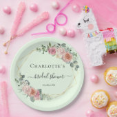 Elegant Boho Pastel Papieren Bordje (Feest)