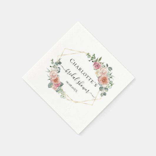 Elegant Boho Pastel   Servet (Hoek)