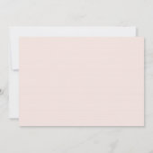 ELEGANT BOHO PINK FLORAL CACTI FOLIAGE WEDDING KAART (Achterkant)