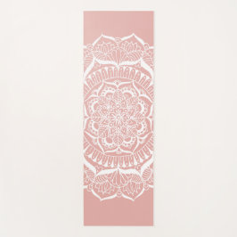 Elegant Boho Roos Gold Mandala Yogamat