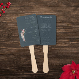 Elegant Boho Rustic Pampas & Pine Green Tan Red Pr Handwaaier