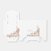 Elegant Boho rustiek Wildflower Baby shower Bedankdoosjes (Uitgevouwen)