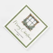 Elegant Boho Scandinavian Christmas Napkins Servet (Hoek)