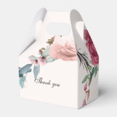 Elegant Boho Vrijgezellenfeest Favor Box Bedankdoosjes (Achterkant)