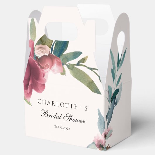 Elegant Boho Vrijgezellenfeest Favor Box Bedankdoosjes (Geopend)